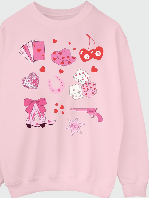 Seraphine Brands In Pink Valentine's Day Cowgirl Sweat Top
