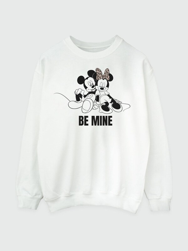 Seraphine Brands In White Disney Minnie And Mickey Be Mine Sweatshirt