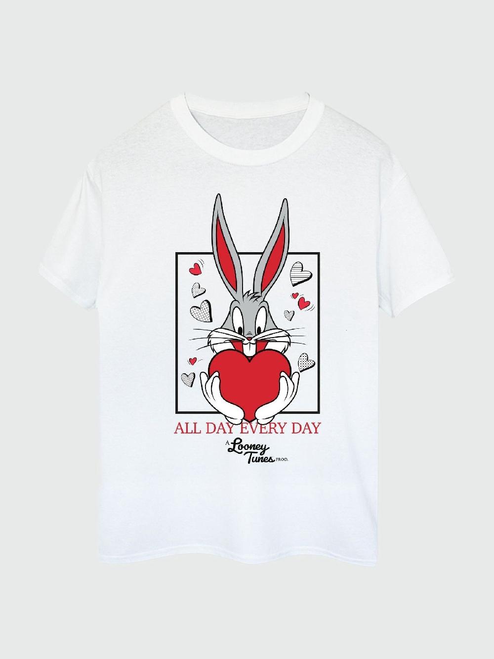 seraphine Brands In White Looney Tunes Bugs Bunny Heart T-Shirt