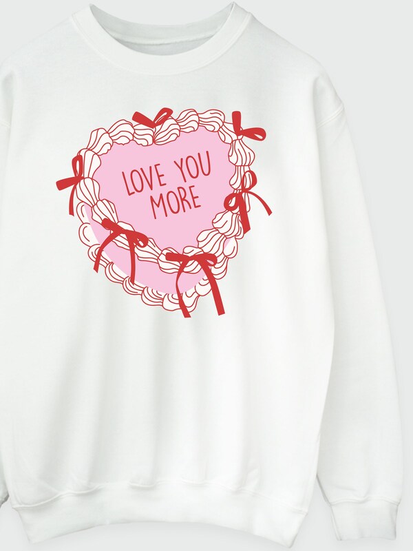 Seraphine Brands In White Valentine's Day Cake Love You More Sweat Top