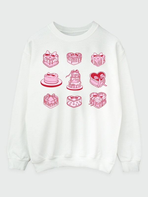 Seraphine Brands In White Valentine's Day Cake Sweat Top