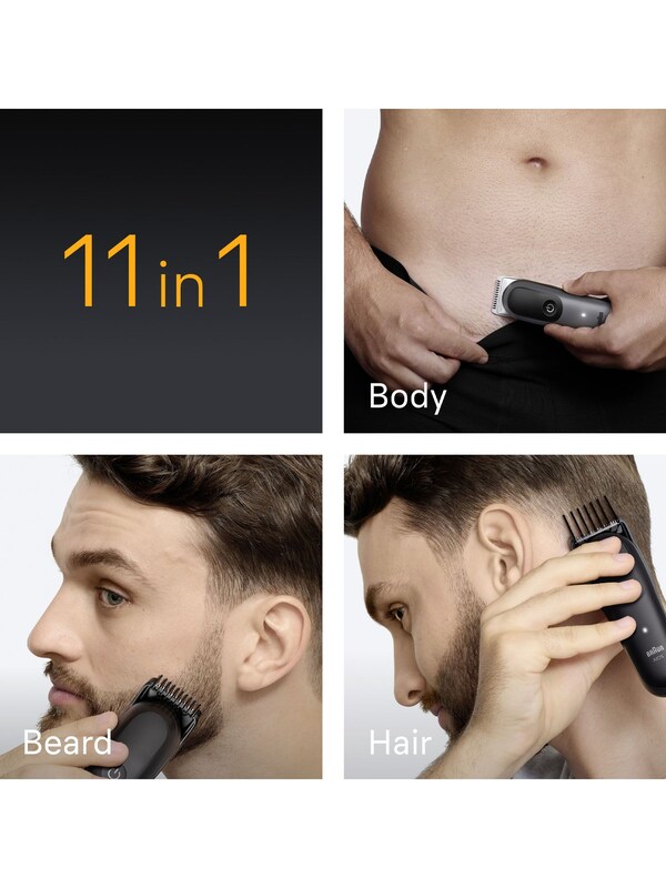 Seraphine Braun All-In-One Series 5 11-1 Grooming Kit With Sharp Blade Body Trim AIO5560