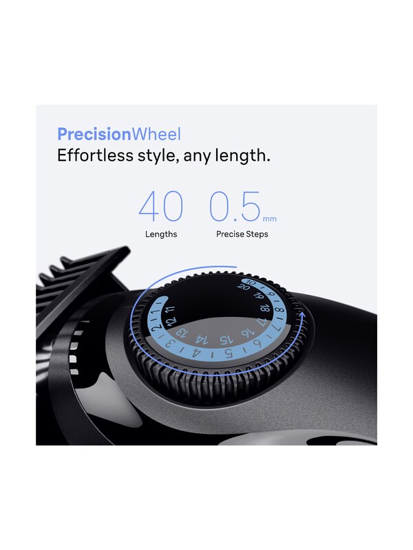 Seraphine Braun Beard Trimmer With Series 3 +3 Styling Tools 40 Lengths Sharp Blade BT3520