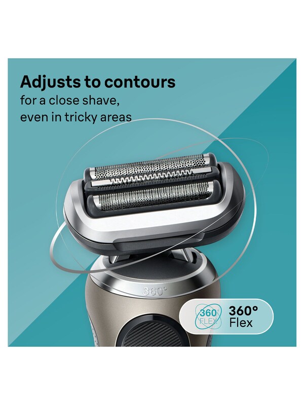 Seraphine Braun Electric Shaver Series 7 With Smart Care Center Easy Click Attachments 72C7650cc