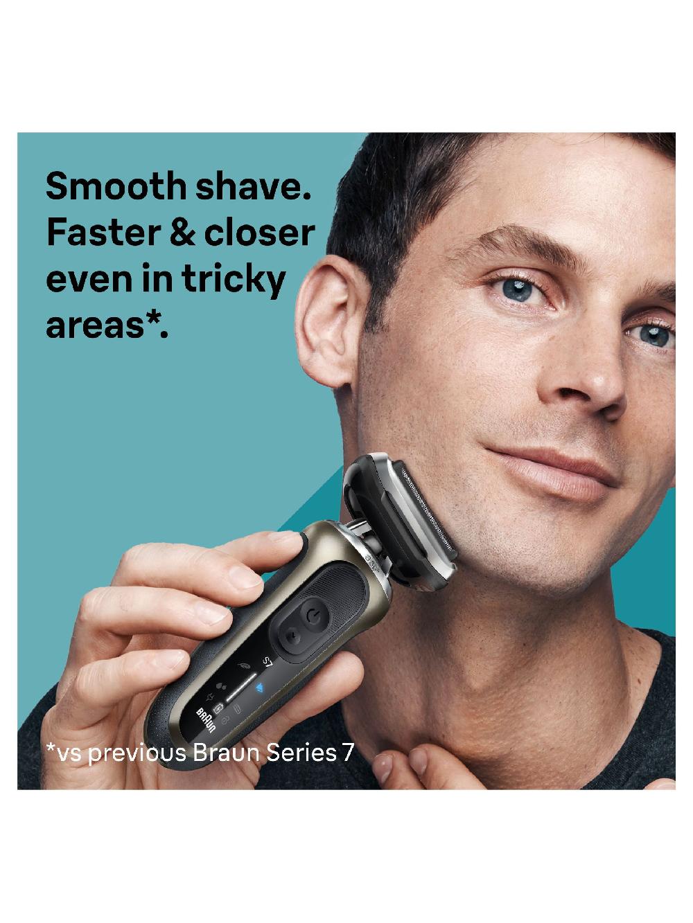 seraphine Braun Electric Shaver Series 7 With Smart Care Center Easy Click Attachments 72C7650cc