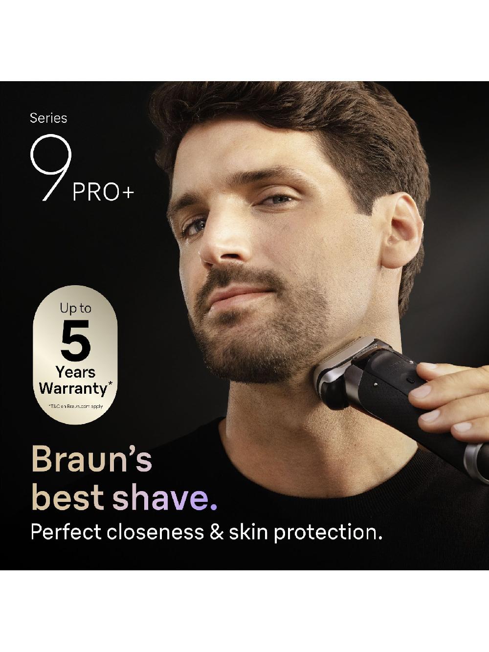 seraphine Braun Series 9 PRO+ Electric Shaver with Pro Senso Adapt Smart Care Center 9667CC
