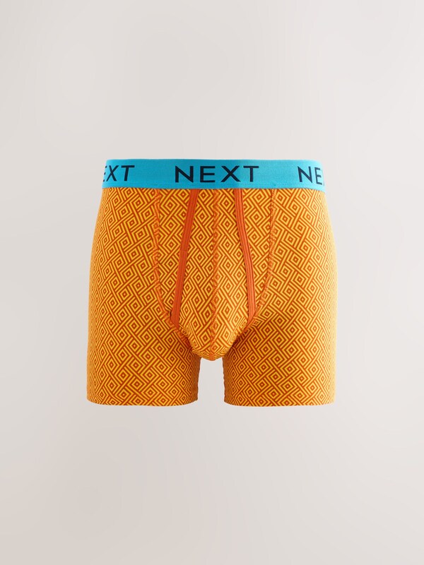 Seraphine Bright Blue/Orange Spot 10 Pack A-Front Boxers