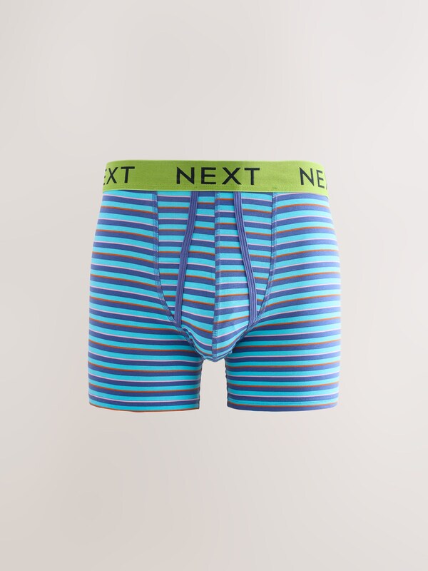 Seraphine Bright Blue/Orange Spot 10 Pack A-Front Boxers