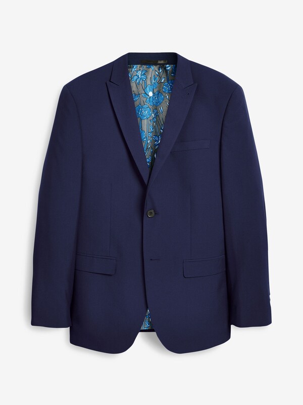 Seraphine Bright Blue Regular Fit Two Button Suit Jacket