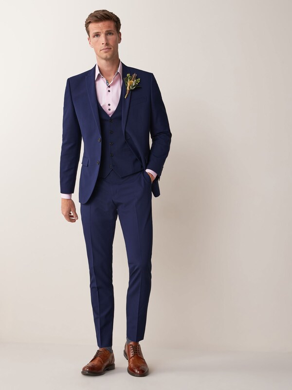 seraphine Bright Blue Tailored Fit Two Button Suit Jacket seraphine Bright Blue Tailored Fit Two Button Suit Jacket