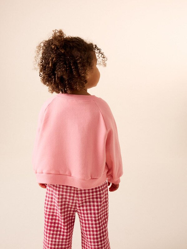 Seraphine Bright Pink Sweatshirt & Wide Leg Trousers Set (3mths-7yrs)