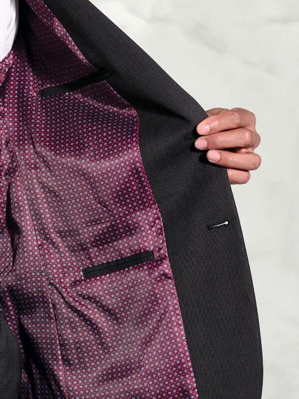 Seraphine Brook Taverner Black Dark Plain Suit Jacket