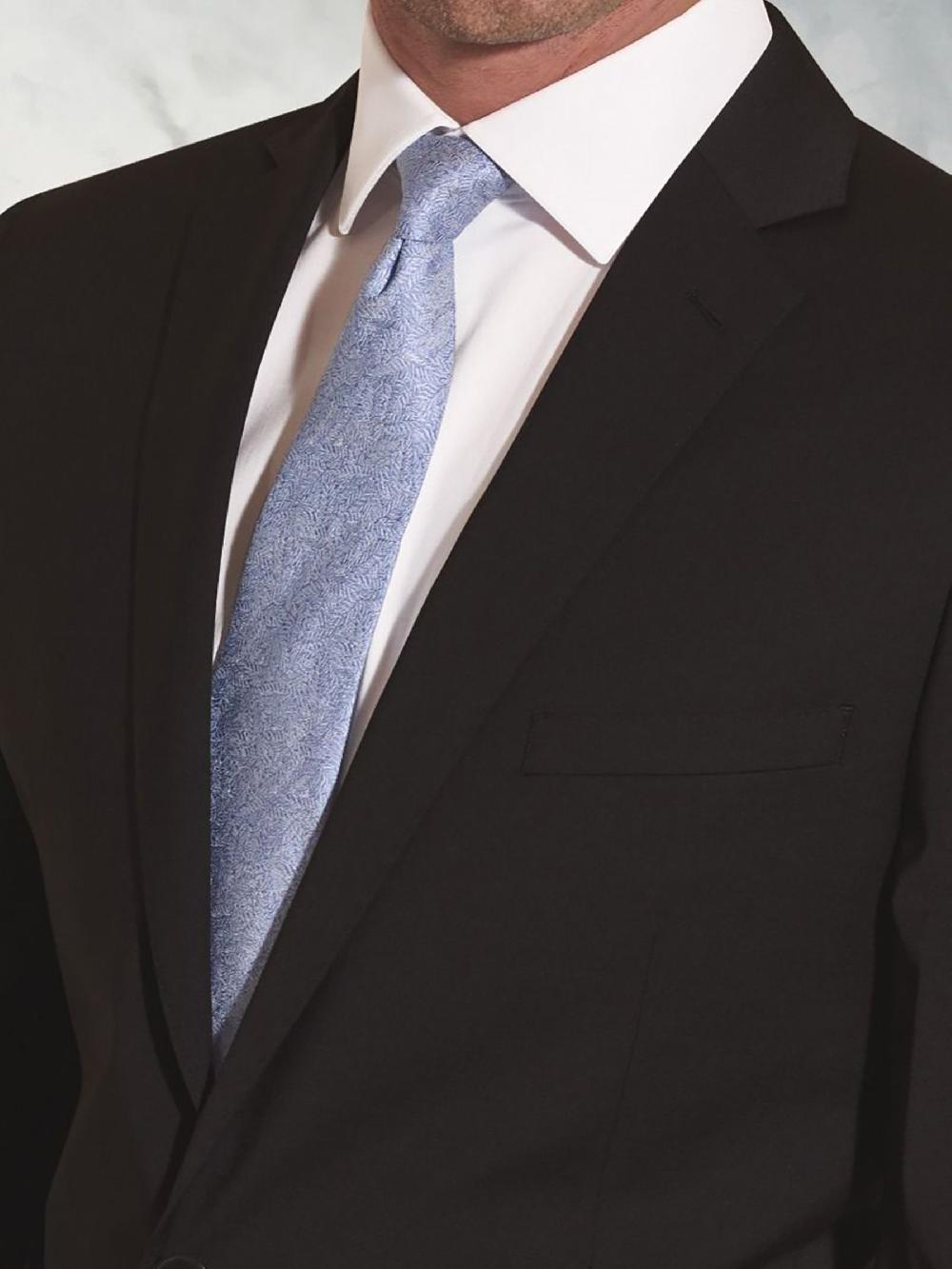 seraphine Brook Taverner Black White Tailored Fit Wool Mix Washable Suit Jacket