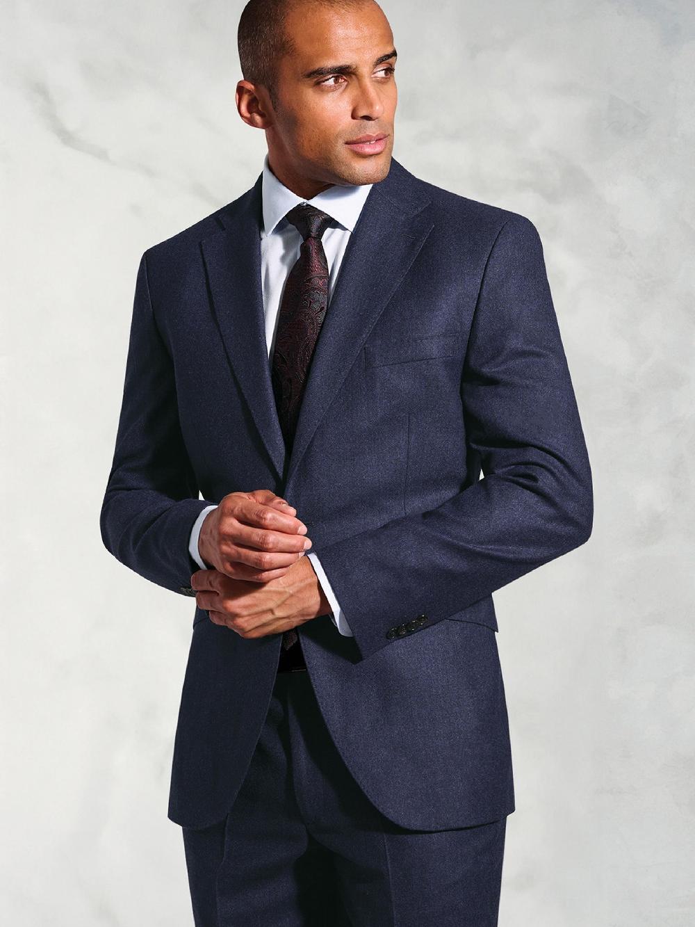 seraphine Brook Taverner Blue Italian Wool Suit Jacket