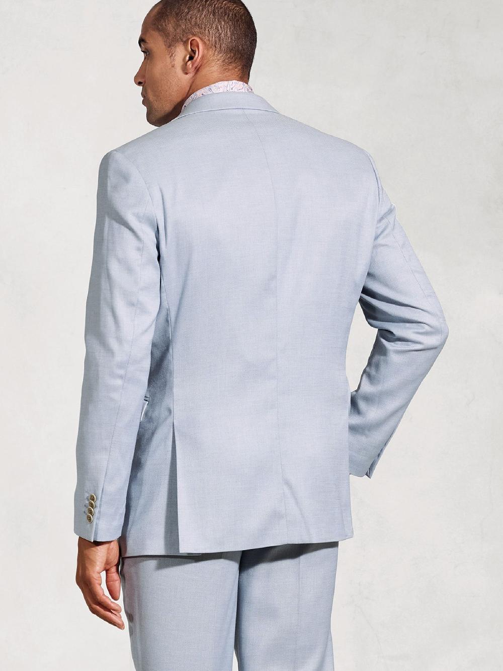 seraphine Brook Taverner Blue Textured Occasion Suit Jacket