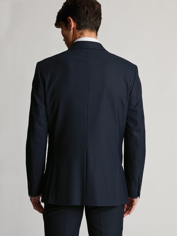 Seraphine Brook Taverner Blue Wool Blend Double Breasted Suit Jacket