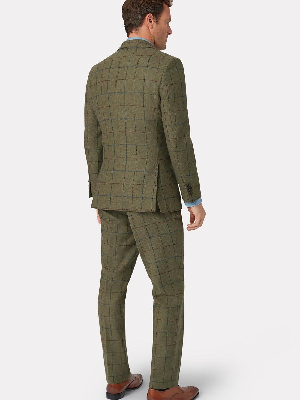 seraphine Brook Taverner Green Check Wool Suit Jacket seraphine Brook Taverner Green Check Wool Suit Jacket
