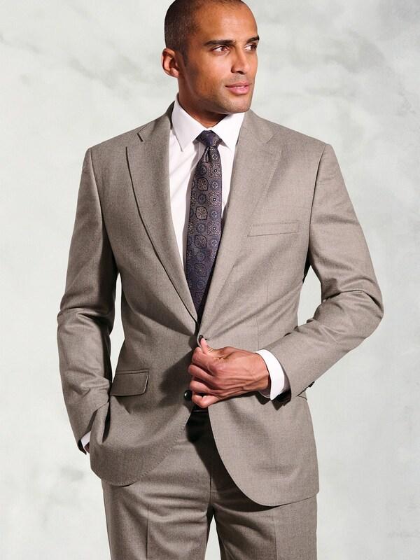 Seraphine Brook Taverner Natural Italian Flannel Suit Jacket