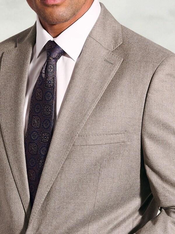 Seraphine Brook Taverner Natural Italian Flannel Suit Jacket