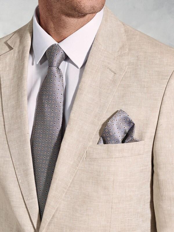 Seraphine Brook Taverner Natural Tailored Fit Pure Linen Jacket