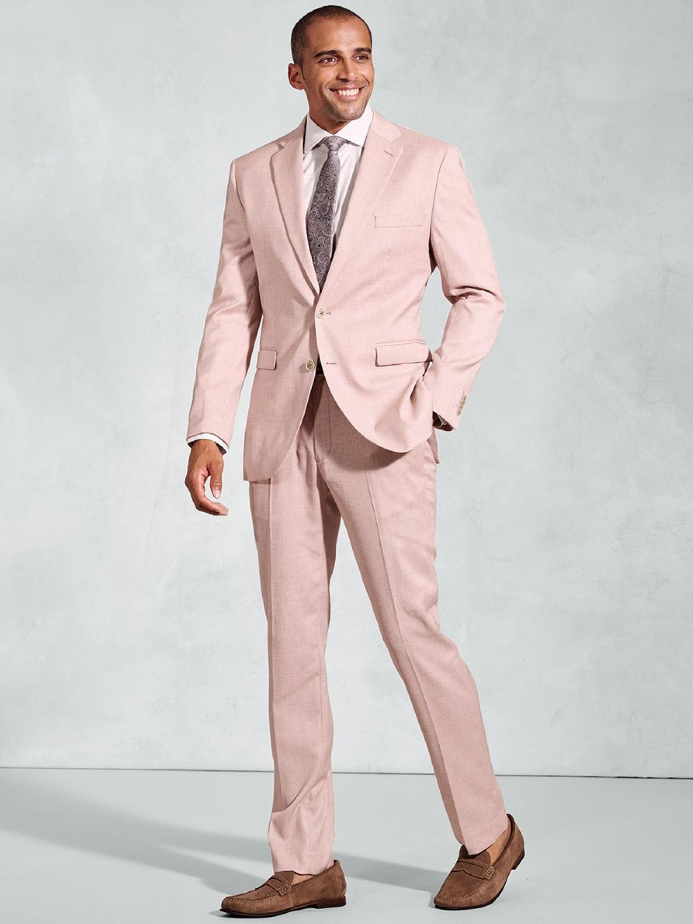 seraphine Brook Taverner Pink Textured Occasion Suit Jacket