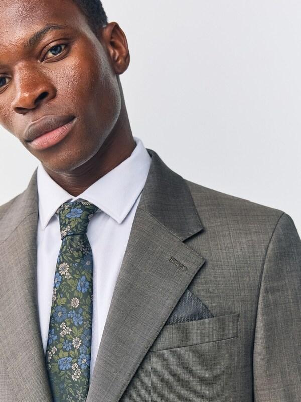 Seraphine Brown Slim Fit Signature Cerutti 100% Italian Wool Suit Jacket