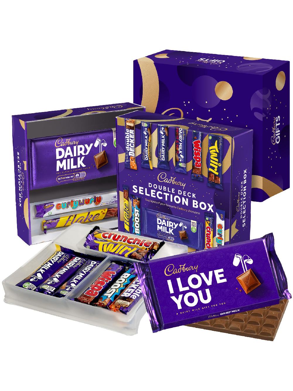 seraphine Cadbury Valentines Double Deck Chocolate Selection Box