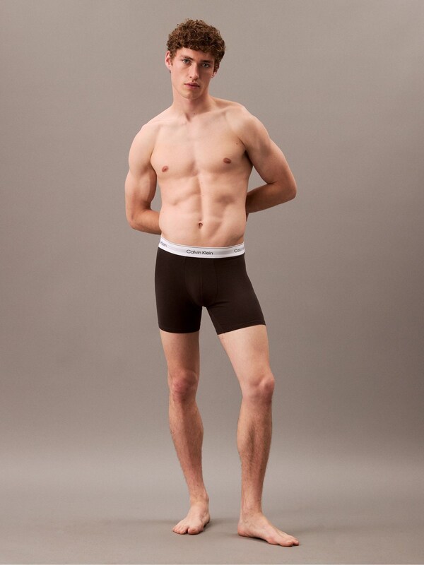 Seraphine Calvin Klein Black Icon Cotton Stretch Boxer Briefs 3 Pack