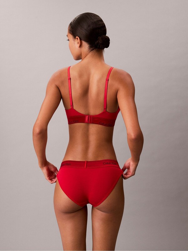 Seraphine Calvin Klein Red Valentine Edit Icon Cotton Modal Lined Triangle Bralette