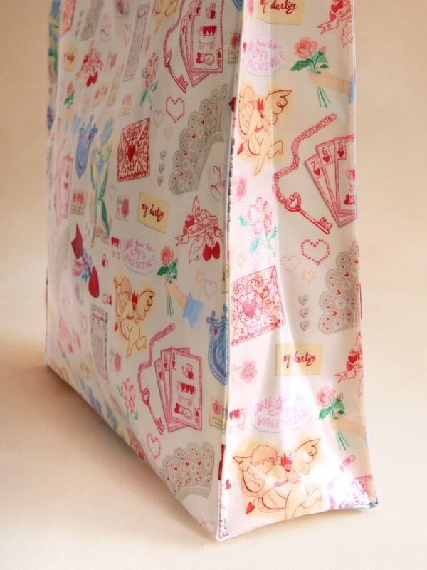Seraphine Cath Kidston Cream Valentines Print Large Book Bag