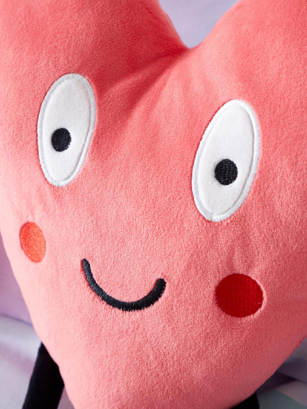 seraphine Catherine Lansfield Red Forever Together Hearts Magnetic Hands Cushions