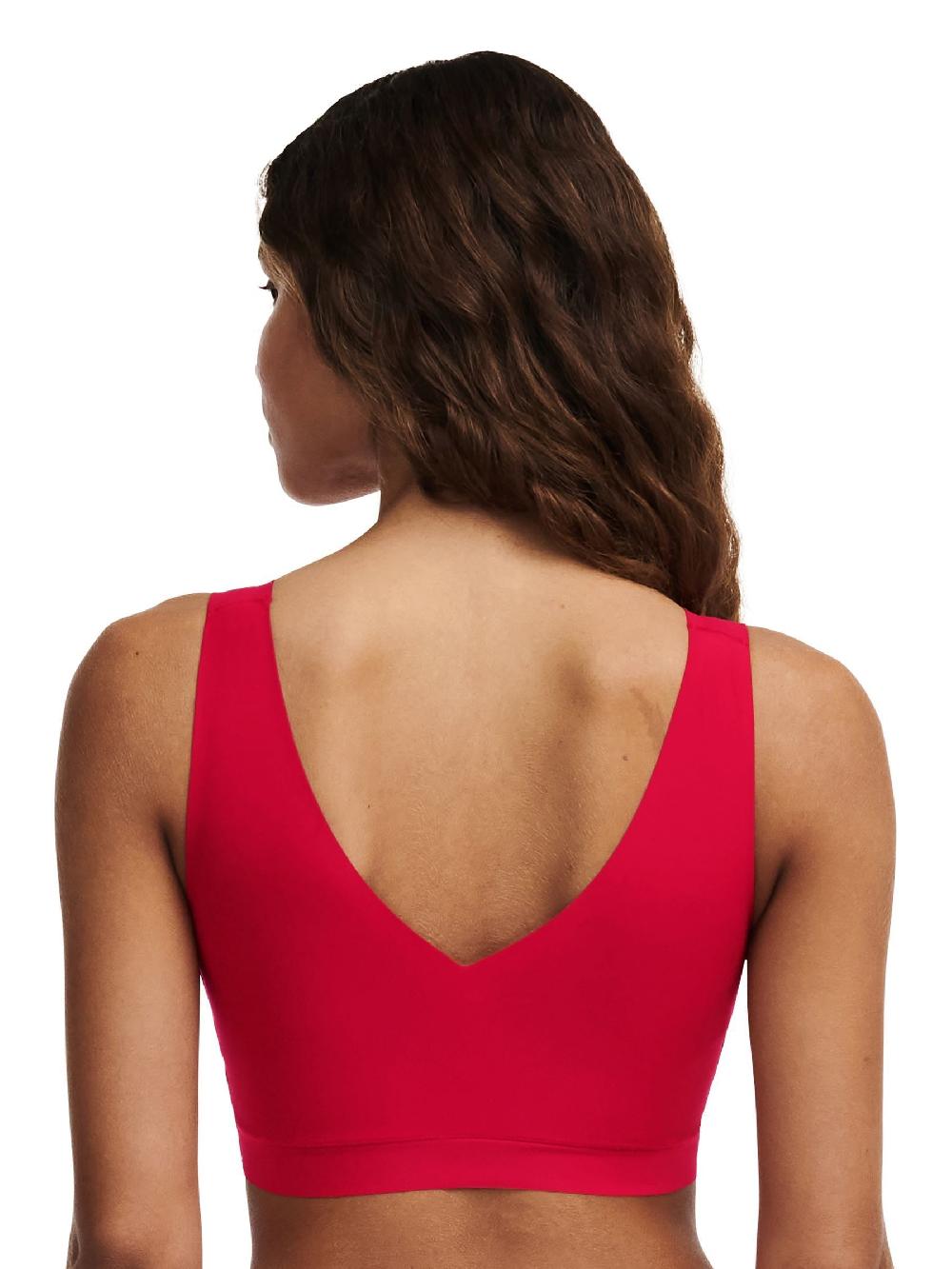 seraphine Chantelle Soft Stretch Seamless V-Neck Padded Crop Top