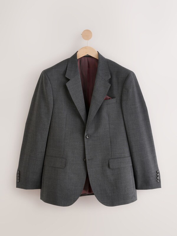 Seraphine Charcoal Grey Regular Fit Signature Nova Fides 100% Italian Wool Suit Jacket