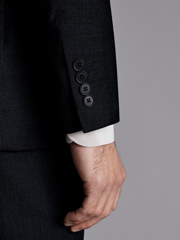 Seraphine Charles Tyrwhitt Blue Slim Fit Stretch Twill Suit: Jacket