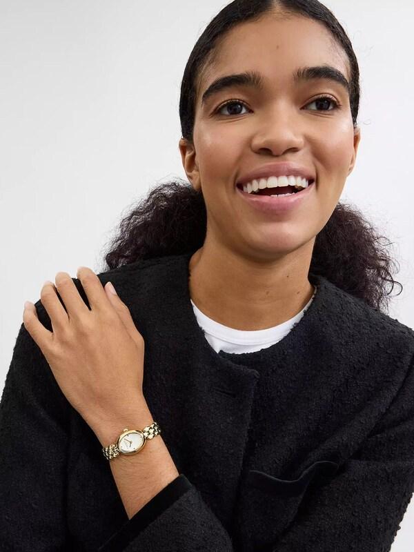 Seraphine COACH Gold Tone Ladies Sammy 22mm Oval Watch