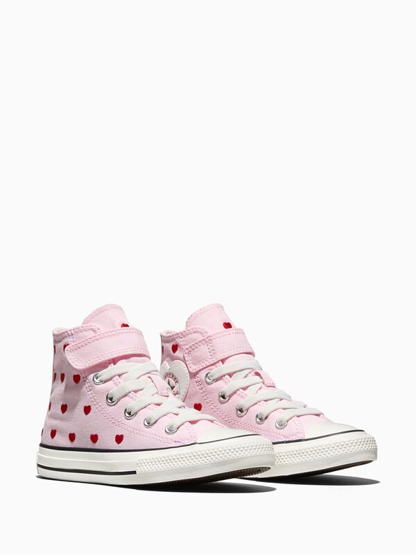 Seraphine Converse Pink Chuck Taylor Hearts And Rose High Trainers