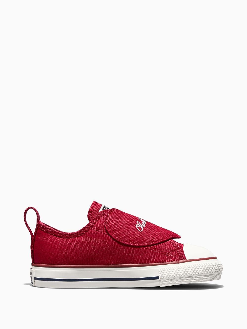 seraphine Converse Red Chuck Taylor Toddler Heart 1V Trainers
