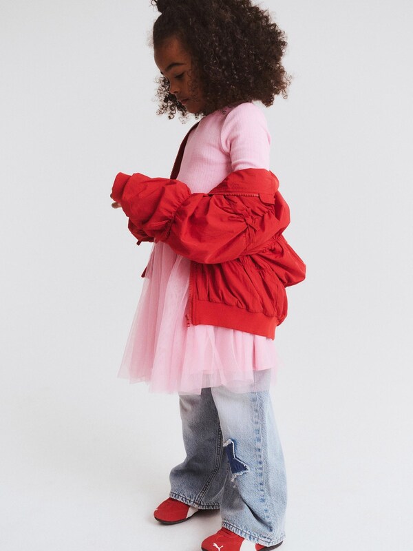 Seraphine Cotton On Pink Harper Long Sleeve Tulle Dress