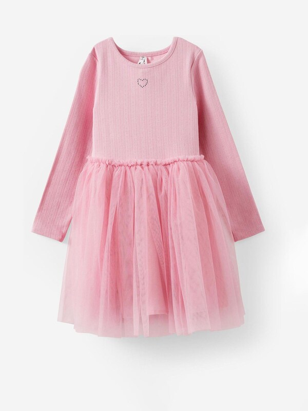 Seraphine Cotton On Pink Harper Long Sleeve Tulle Dress
