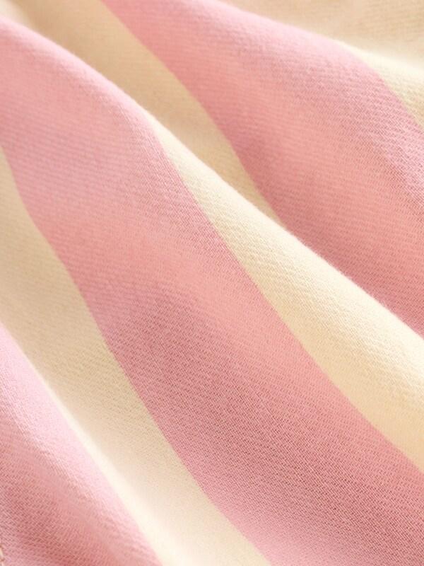 Seraphine Cream/ Pink Stripe Baby Dungarees And Bodysuit Set 2 Piece (0mths-3yrs)