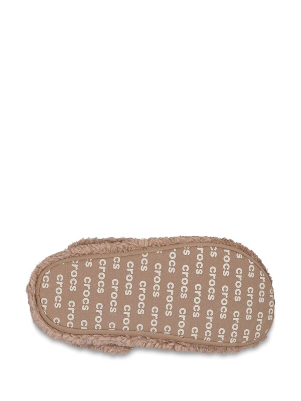 Seraphine Crocs Brown Classic Cozzzy Fleece Slippers