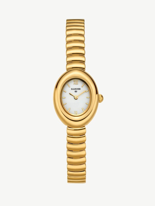 Seraphine D.Louise Gold Tone Classic Oval Watch 26mm