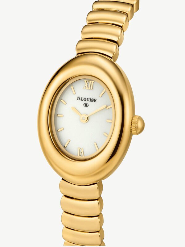 Seraphine D.Louise Gold Tone Classic Oval Watch 26mm