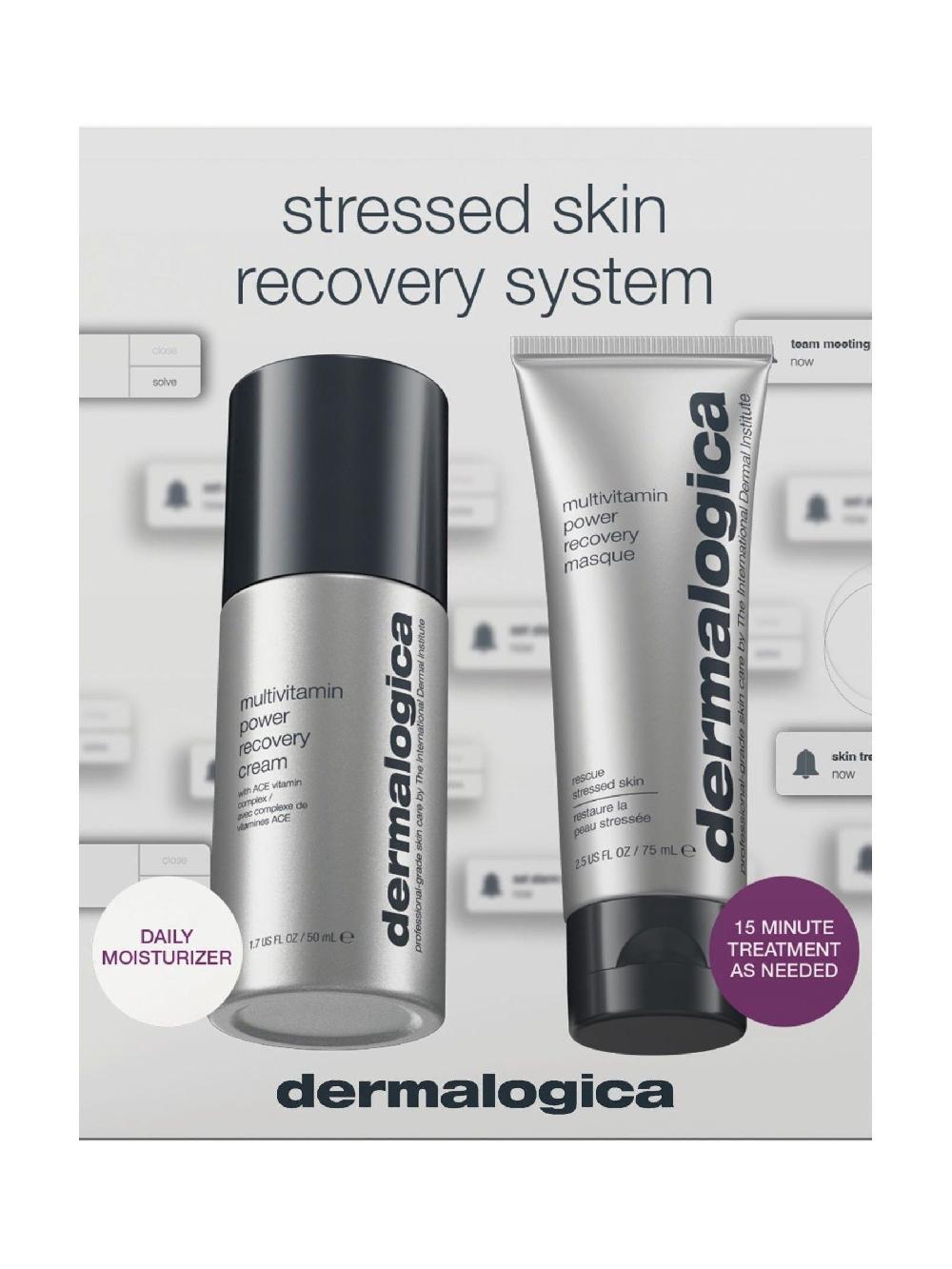 seraphine Dermalogica Stressed Skin Recovery System (Worth £157)