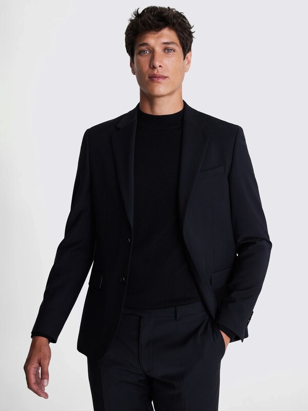 Seraphine DKNY Black Slim Fit Performance Suit Jacket