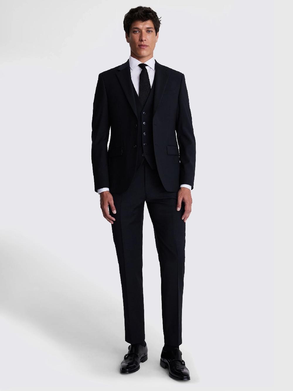 seraphine DKNY Black Slim Fit Performance Suit Jacket