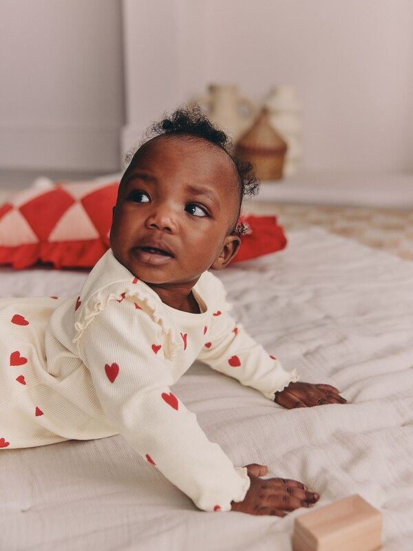 Seraphine Ecru Hearts Baby Top And Leggings Set 2 Piece (0mths-2yrs)