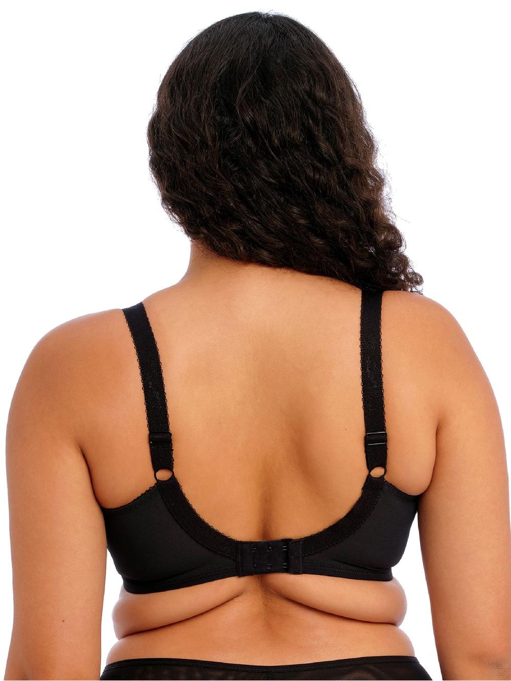 seraphine Elomi Black Namrah Underwire Bandless Plunge Bra