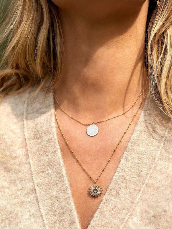 Seraphine Estella Bartlett Gold Tone Full Sunburst Necklace