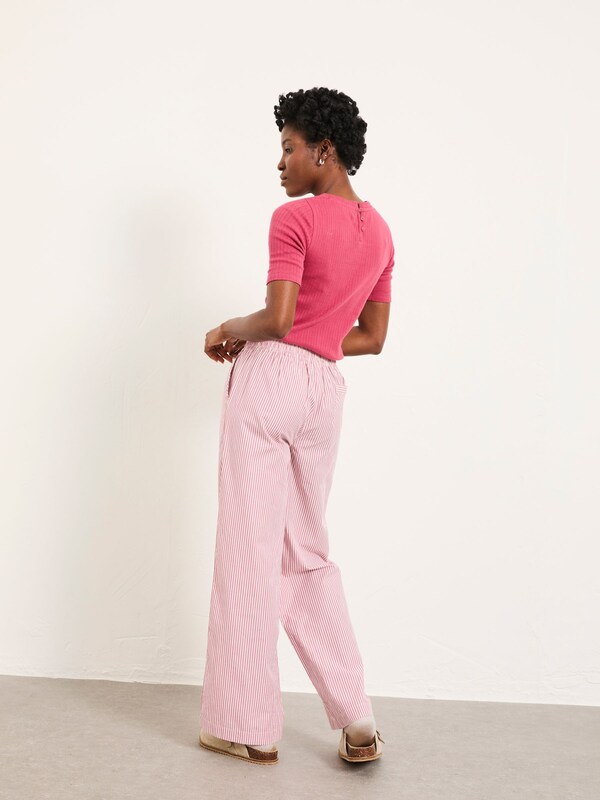 Seraphine FatFace Lola Pink Stripe Boyfriend Pyjama Bottom